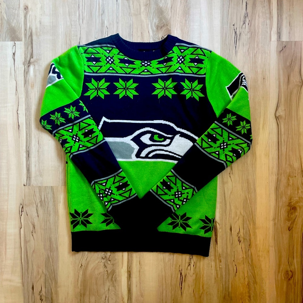 Official NFL Seattle Seahawks Ugly Christmas Sweater